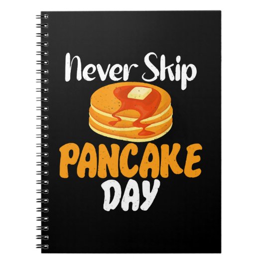 Pannenkoekendag nooit overslaan notitieboek (Voorkant)