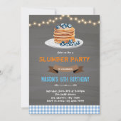 Pannenkoekenjongen slaap verjaardag kaart (Voorkant)