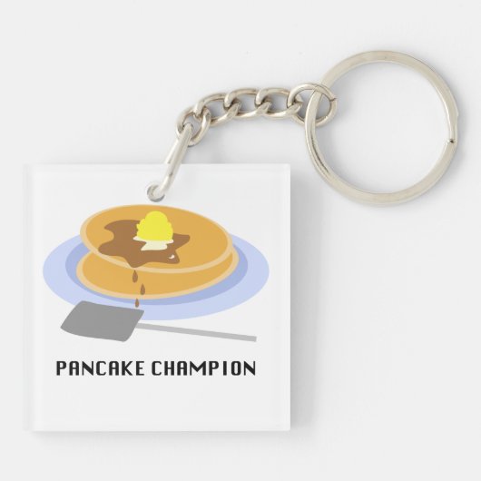 Pannenkoekenkampioen Sleutelhanger (Achterkant)