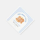 Pannenkoekenontbijt 'Blue Boy' 1e verjaardagsfeest Servet (Hoek)