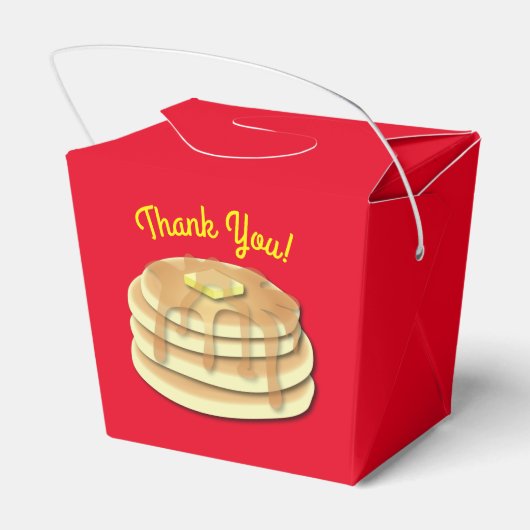 Pannenkoekenverjaardagsfeestje Bedankdoosjes (Achterkant)