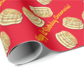 Pannenkoekenverjaardagsfeestje Cadeaupapier (Rol Hoek)