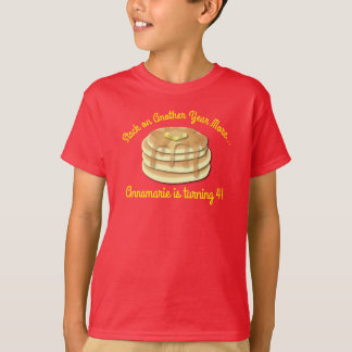 Pannenkoekenverjaardagsfeestje T-shirt