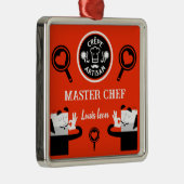 Pannenkoekkok Master Metalen Ornament (Rechts)