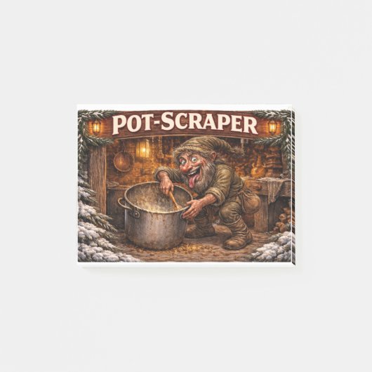 Pannenlikker IJslandse Kerstman  Post-it® Notes (Voorkant)