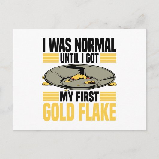 Panning voor goud briefkaart (Voorkant)