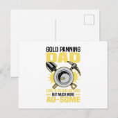 Panning voor goud briefkaart (Voorkant / Achterkant)