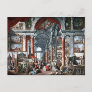 Pannini - Galerij van Uitzichten van Modern Rome Briefkaart