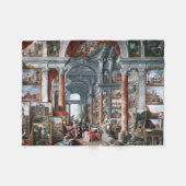Pannini - Galerij van Uitzichten van Modern Rome Fleece Deken (Voorkant (Horizontaal))