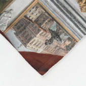 Pannini - Galerij van Uitzichten van Modern Rome Fleece Deken (Hoek)