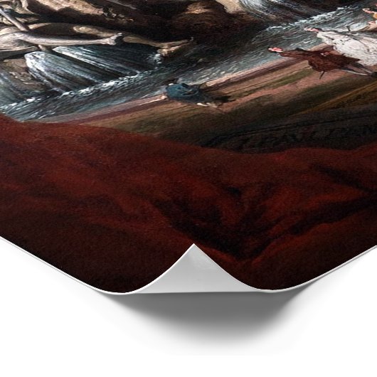 Pannini - Galerij van Uitzichten van Modern Rome Poster (Hoek)