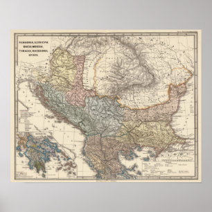 Pannonia, Illyricum, Dacia, Moesia Poster