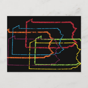 pannsylvania pride blur briefkaart