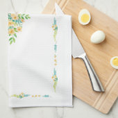 Paño con diseño "Flores del campo" Theedoek (Quarter Fold)