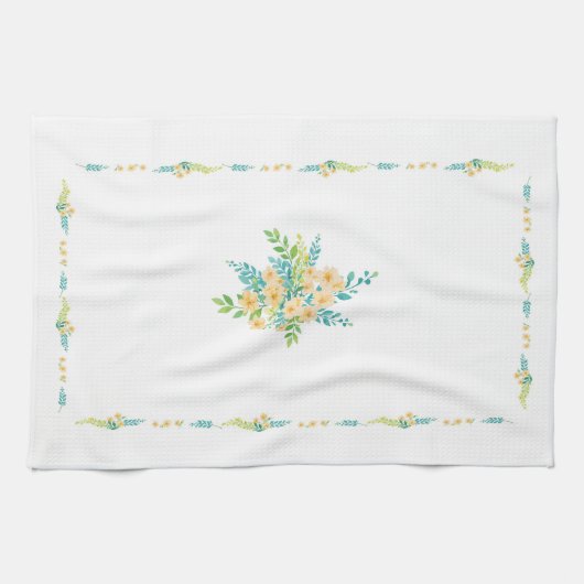 Paño con diseño "Flores del campo" Theedoek (Horizontaal)