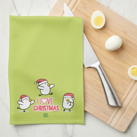 Paño de Cocina│I Love Christmas Theedoek (Quarter Fold)