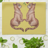 Paño De Cocina Los amantes de frutillas  Theedoek (Gevouwen)