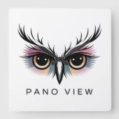 pano-uitzicht vierkante klok (Voorkant)