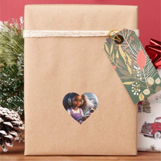 Panola and Gata Keepsake Sticker (Feestdagen)