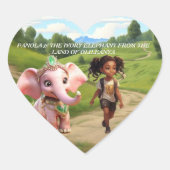 Panola and The Ivory Elephant Keepsake Sticker (Voorkant)