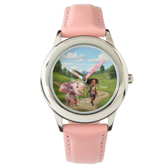 Panola en het Ivory Elephant Watch Horloge (Voorkant)
