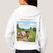 Panola & Ivory Olifant Avonturen Hoodie (Achterkant)