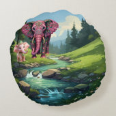 Panola & Ivory Olifant Vriendschaps Kussen – Olile (Achterkant)