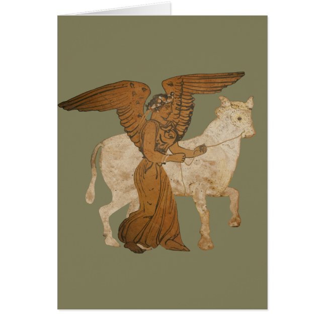Panoply - De Griekse godin Nike met een stier (Voorkant)