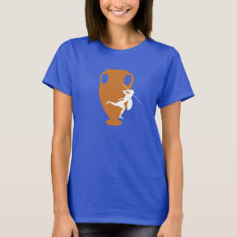 Panoply oranje en wit logo afbeelding t-shirt