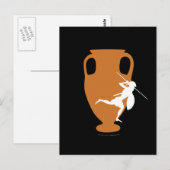 Panoply oranje en wit logo briefkaart (Voorkant / Achterkant)