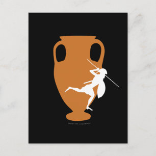 Panoply oranje en wit logo briefkaart