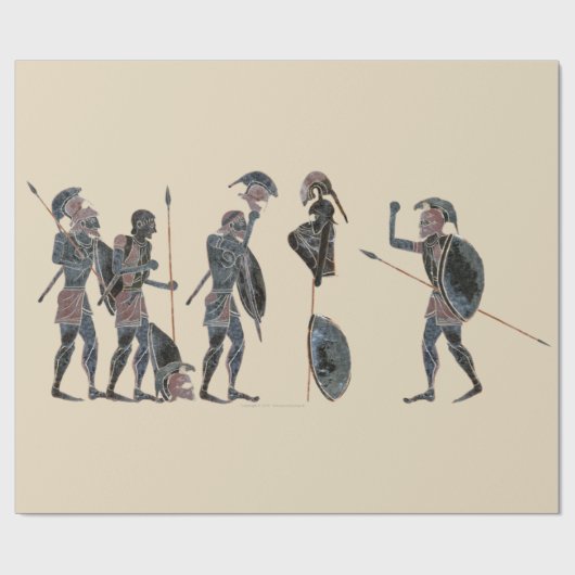 Panoply - Oude Griekse hoopjes om grote hoop te vi Cadeaupapier (Vlak)