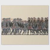 Panoply - Oude Griekse hoplite gevecht groot Cadeaupapier (Vlak)