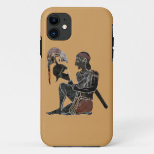 Panoply - Oude Griekse Hoplite Soldaat, zittend iPhone 11 Hoesje