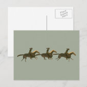 Panoply - Oude Griekse vase-kunstpaarden en -rijde Briefkaart (Voorkant / Achterkant)