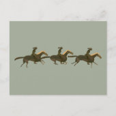 Panoply - Oude Griekse vase-kunstpaarden en -rijde Briefkaart (Voorkant)