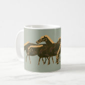 Panoply - Oude Griekse vaspaarden grazen Koffiemok (Voorkant links)