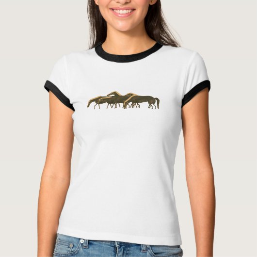 Panoply - Oude Griekse vaspaarden grazen T-shirt (Voorkant)