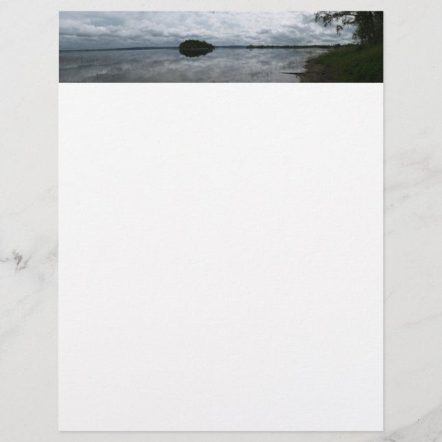 Panorama aan het meer (Voorkant)