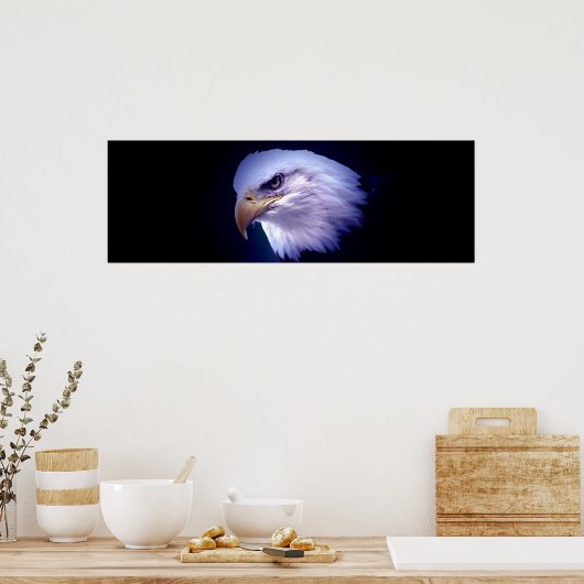 Panorama American Bald Eagle Poster Print (Keuken)