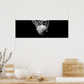 Panorama Basketbal Print Poster (Keuken)