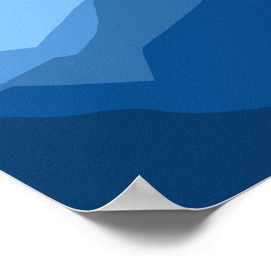 Panorama berglandschap poster (Hoek)