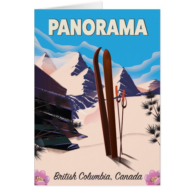 Panorama Canada reisposter (Voorkant)