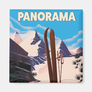 Panorama Canada reisposter Magneet