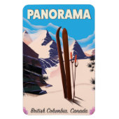 Panorama Canada reisposter Magneet (Verticaal)