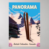 Panorama Canada reisposter Poster (Voorkant)