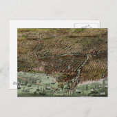 Panorama Chicago 1892 Briefkaart (Voorkant / Achterkant)