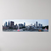 Panorama Chicago Blackhawks Win Poster (Voorkant)