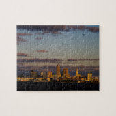 Panorama Cleveland Skyline Legpuzzel (Horizontaal)