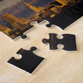 Panorama Cleveland Skyline Legpuzzel (Zijkant)